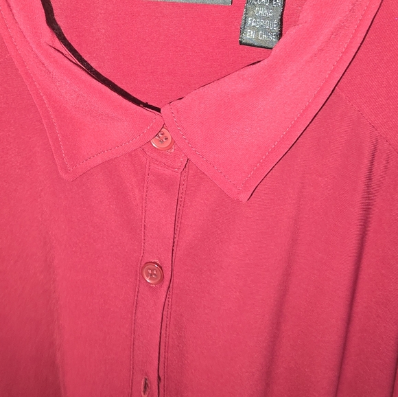 NINA LEONARD TUNIC WINE - Picture 6 of 6